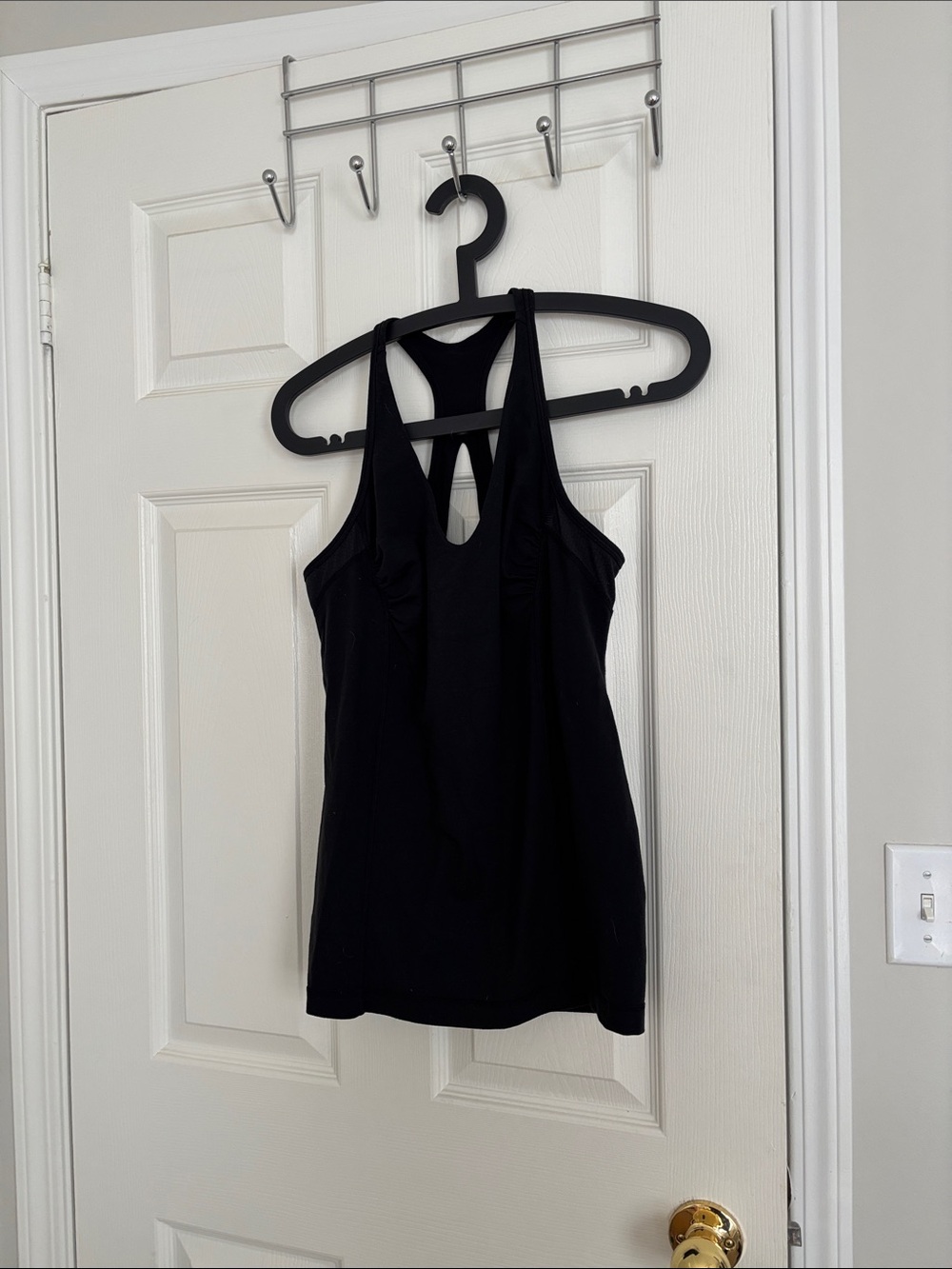 lululemon athletica Black Racerback Tank - Keyhole Back